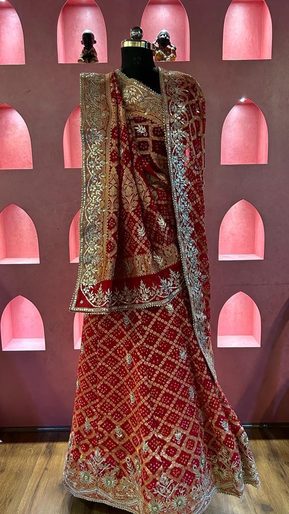 Banarasi Lehnga Chunni Set (3Piece)