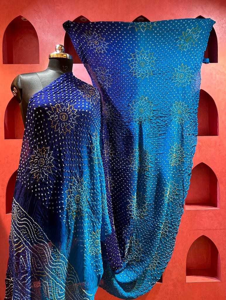 Chinon Fancy Chakra Saree