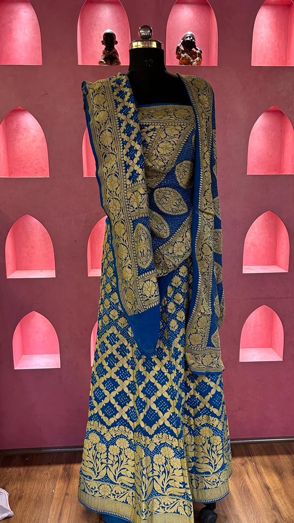 Banarasi Lehnga Chunni Set (3Piece)