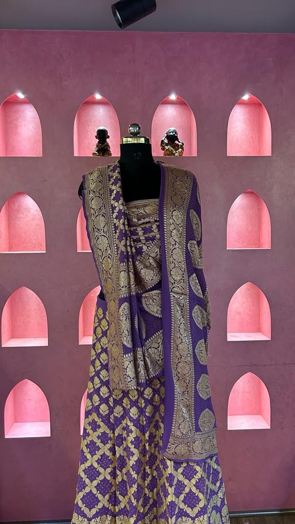 Banarasi Lehnga Chunni Set (3Piece)