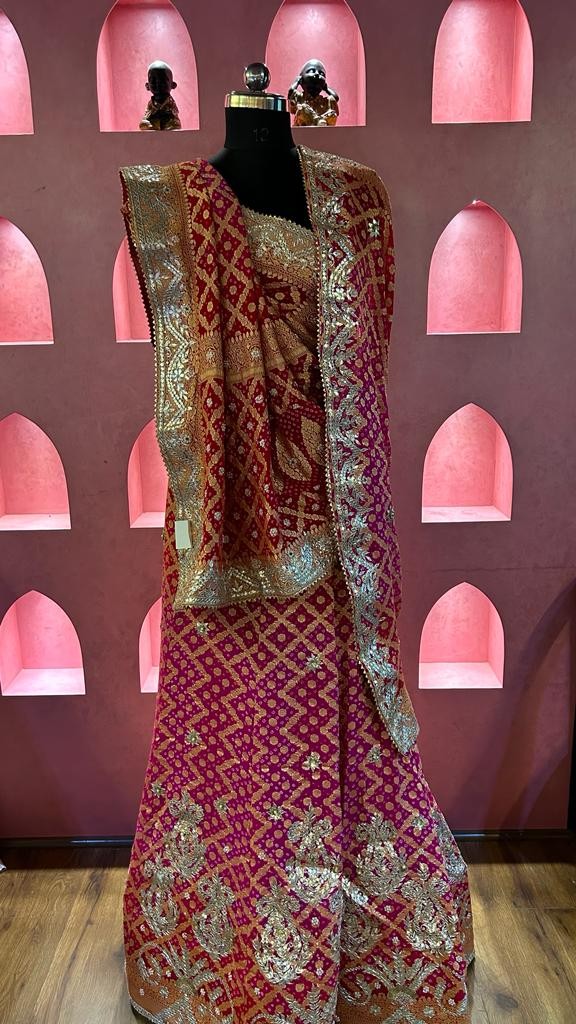 Banarasi Lehnga Chunni Set (3Piece)
