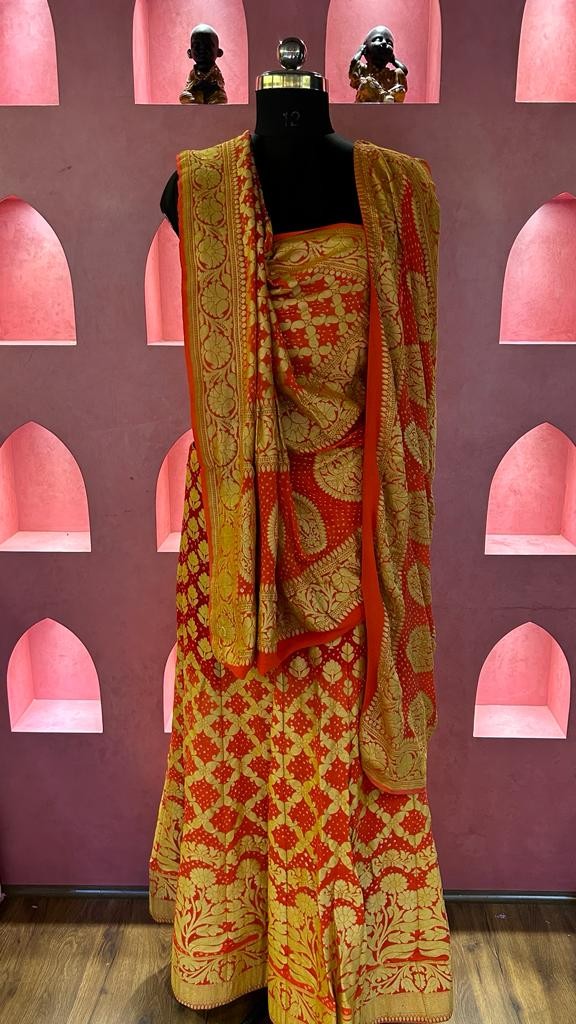 Banarasi Lehnga Chunni Set (3Piece)