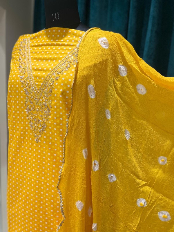 Cotton Printed Unstitched Suit (3Piece)